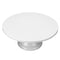 12 Inch Iron Round Revolving Cake Stand Pedestal White Pink Dessert Holder Wedding Party Decoration