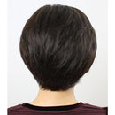 Broken Bangs Short Straight Hair Realistic Natural Middle-Aged Ladies Wig