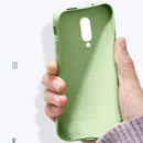 For OnePlus 7T Pro Case Bakeey Smooth Liquid Silicone Rubber Back Cover Protective Case