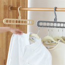 Hanger Multi-port Support Circle Cloth Hanger Clothes Drying Racks Multifunction Plastic Scarf Clothes Hangers Storage Rack