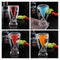 Unique Double Mermaid Beer Glass Mug Transparent Wine Cup Beer Coffee Mug Bar Beach Drinkware