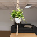 48'' 4 Legs Macrame Plant Hanger Holder Hanging Planter Basket Jute Rope Beads