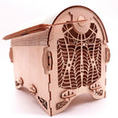Puzzle Education Retro Treasure Box Creative Ornaments 40Pcs Assembly Relaxing Handmade Treasure Chest Home Decorations