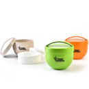 Honana 800mL Round Wheat Fiber Lunch Box Portable Eco Friendly Healthy Food Container Tote