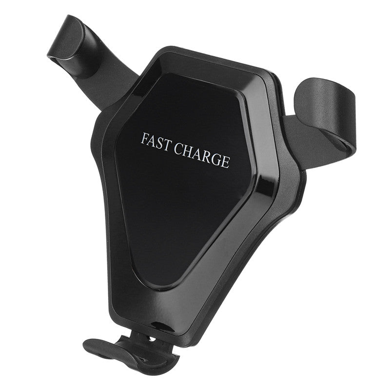 Qi Wireless 10W Fast Charging Gravity Auto Lock Car Air Vent Phone Holder Stand for iPhone 8 X