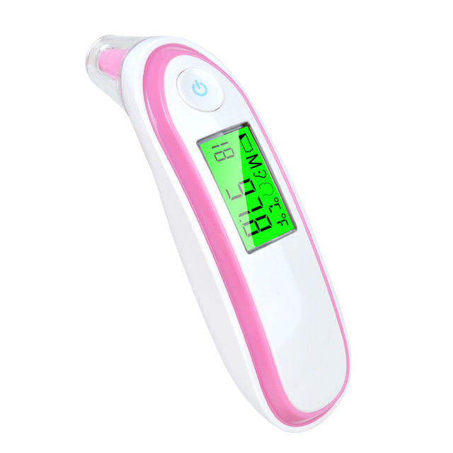 LCD Digital Infrared Baby Thermometer Non-contact Ear & Forehead Laser Body Temperature Baby Adult