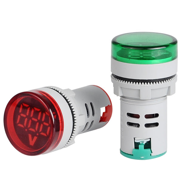 AC20-500V LED Large Display Voltage Meter Digital Gauge Volt Indicator Signal Lamp Voltmeter Lights Tester