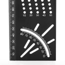 3D Woodworking 45/90 Angle Measuring Aluminum Alloy Square Size Measure Tool Gauge Ruler For Drilling