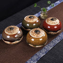 Pet Cremation Ceramics Memorial Urn Jar for Cat Dog Ashes Keepsake Storage Box