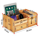 3 Colors Creative Pencil Pen Holder Storage Box Stationery Desk Rack Multifunctional Home/Office Desktop Organizer