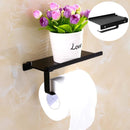 Stainless Steel Toilet Tissue Box Wall Mount Roll Holder Phone Tissue Rack Bathroom