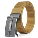 TUSHI 125x3.4cm Tactical Belt Nylon Belt Quick Release Metal Buckle Waist Belt