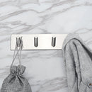 304 Stainless Steel Self Adhesive Hook Bathroom Kitchen Hanger Towel Rack Holder