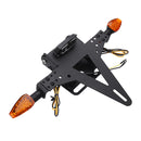 Adjustable Motorcycle License Plate Holder + Turn Signal Lights + Rear brake Tail Light