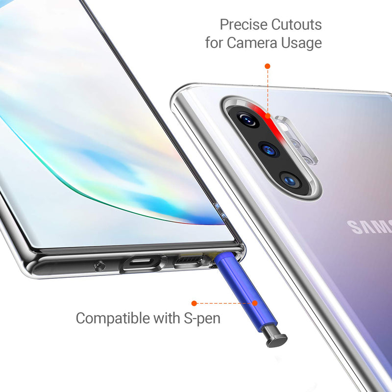 Bakeey Clear Soft TPU Protective Case For Samsung Galaxy Note 10+/Note 10 Plus/Note 10+ 5G