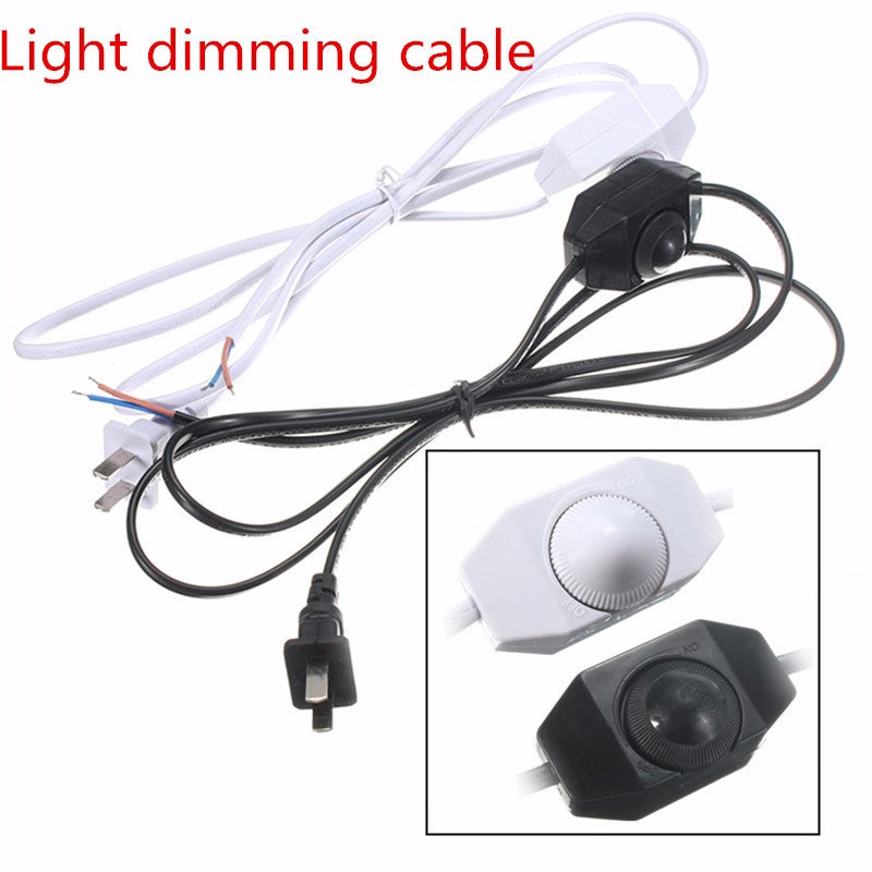 White/Black AWG Switch Dimming Cable Light Modulator Lamp Line Dimmer