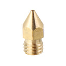 5PCS 1.75mm/0.6mm Copper Thread Extruder Nozzle For 3D Printer