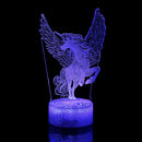 3D Night Light  Remote Control Home Decor Table Bedroom Sleeping Lamp Kid Gifts