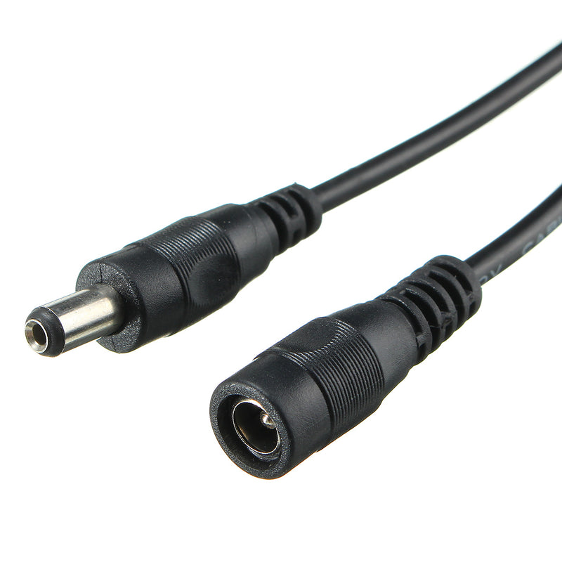 1/2/5/10M 5.5x2.1mm CCTV Female to Male DC Power Extension Cable Cord Adapter