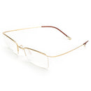 BROADISION Titanium Alloy Glasses Frame IP Vacuum Plating Process Flexible Unbreakable Temple