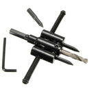30mm-120mm Adjustable Circle Cutter Metal Wood Circle Hole Saw Drill Bit Cutter