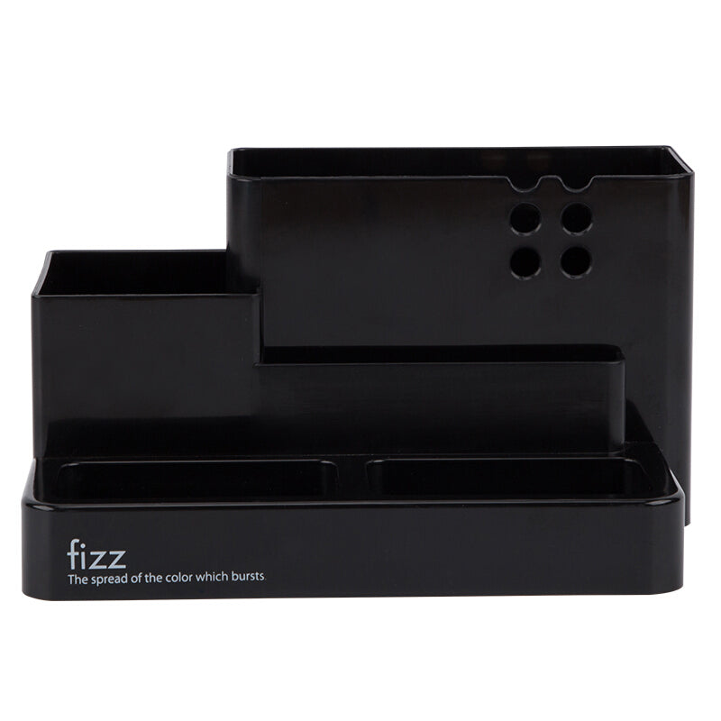 Fizz BT5950 Creative Multifunctional Pen Holder Desktop Stationery Storage Box Cosmetics Makeup Brushes Sundries Organizer Office School Supplies