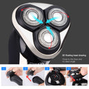 RIWA RA-5505 3 in 1 LCD Display Washable Electric Shaver 3D Rotary Floating Blade Nose Ear Trimmer for Men Hair Grooming Multifunction Kit