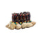 IRIN Handmade Shell Nuts Hand Bell for African Djembe Drum Percussion Instruments Accessories