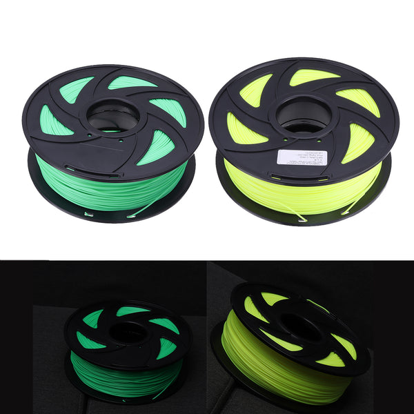 Fluorescence Yellow/Fluorescence Green 1.75mm 1KG/Roll PLA Filament for 3D Printer