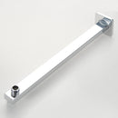 40cm Square Wall Mount Shower Extension Arm with Flange for Bathroom Shower Head