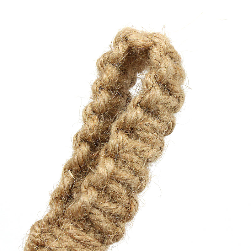 85cm Hemp Jute Rope Plant Hanger Flower Pot Holder Macrame Hanging Basket With Bead