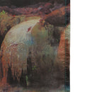 2x1.8CM Polyester 3D Waterfall Nature Scenery Bathroom Shower Curtain With Hooks