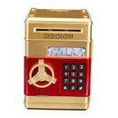 Kids Cartoon Electronic Money Piggy Bank Mini ATM Password Coins Savings Box Toys