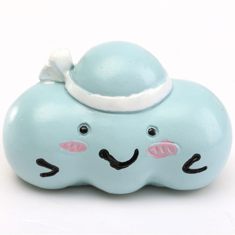 Micro Blue Clouds Landscape Resin Potted Plant Microlandschaft Garden DIY Ornaments