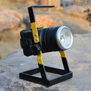 4.2V Rotating Focus Portable LED Flood Spot Work Light Camping Lamp Rechargeable