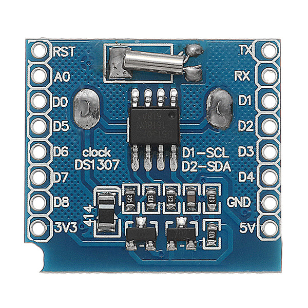 10Pcs LILYGO RTC DS1307 Real Time Clock + Battery Shield For WeMos D1 Mini Development Board