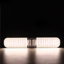 E27 30W 2835 Two-Leaf Foldable Deformable Full Spectrum LED Grow Light Bulb With Hanging Holder AC110-265V