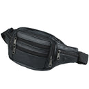 PU Leather Large Capacity Sports Waist Bag Phone Bag Crossbody Bag For Outdoor Sports