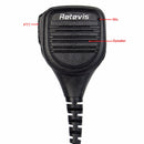 Retevis 2 Pin Remote Speaker Mic for Kenwood Retevis H777 RT3/RT8 TYT Baofeng UV-5R 2 Way Radio