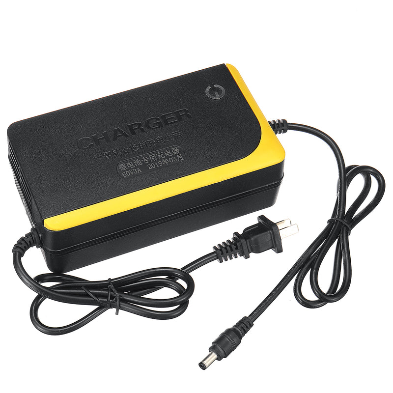 60V 3A Lithium Battery Charger For Skateboard Single-wheeled Electric Bicycle