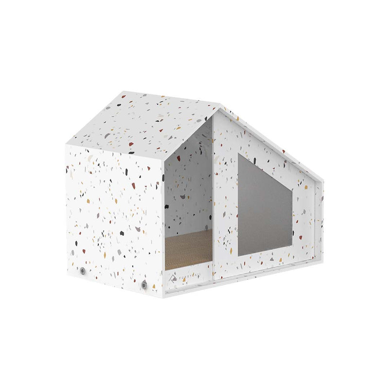 Furrytail Little House Cat Scratch Board Replaceable Renewable Paper Pet Bed from Xiaomi Youpin- White