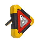 Portable COB LED Work Light Multi-function Triangle Warning Traffic Lamp Camping Searchlight