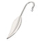 1pcs Delicate Leaf Metal Bookmark For Boooks Silver Paper Book Marks Holder For School Supplies