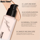 5 Colors Tight Fit Foundation Oil-control Facial Cream Base Brighten Cheek Concealer Makeup Natural Moisturizer
