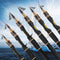CAPACI 28082 RF Series Carbon Alloy Retractable Fishing Rod Portable Outdoor Fishing Pole Fishing Accessories-Casting 1.8M/2.1M/2.4M
