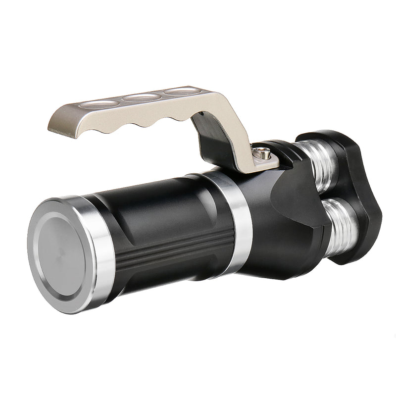 Handheld Spotlight 3000LM AC Rechargeable Flashlight 18650 Flashlight Lamp Torch Light 18650 LED Torch