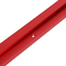 400-1200mm Red Aluminum Alloy 45 Type T-Track Woodworking T-slot Miter Track/Table Saw Router Miter Gauge