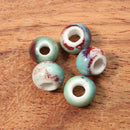 5Pcs 6mm Ice Crystal Beads DIY Women Hand Woven Material DIY Jewelry