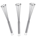 Stainless Steel Ball Whisk Egg Beater Hand Stirrer Mixer Cream Sauce Whipping