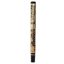 JINHAO 5000 Black And Golden Medium Nib Fountain Pen Dragon Embossed